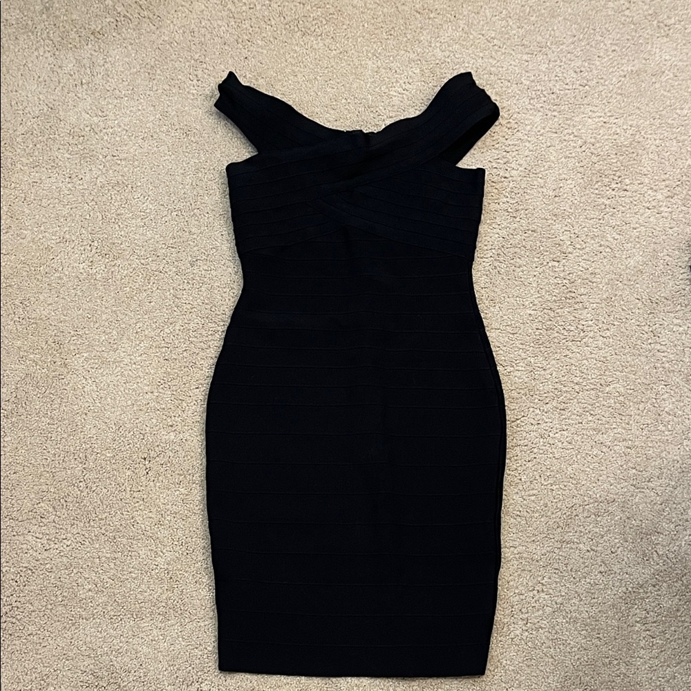 Elegant Black Off-Shoulder Dress